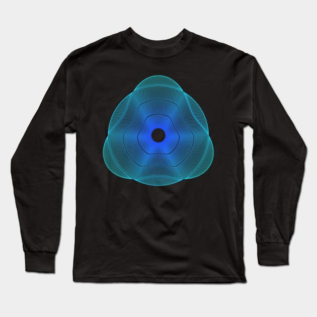 Rosette blueish Long Sleeve T-Shirt by ngmx